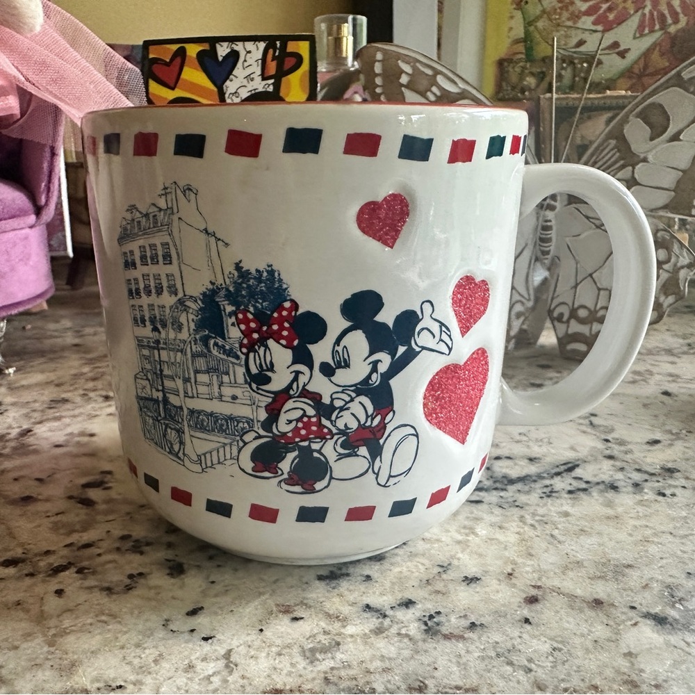 Disney Parks Mickey&Minnie Authentic Original Cup Walking Through Paris